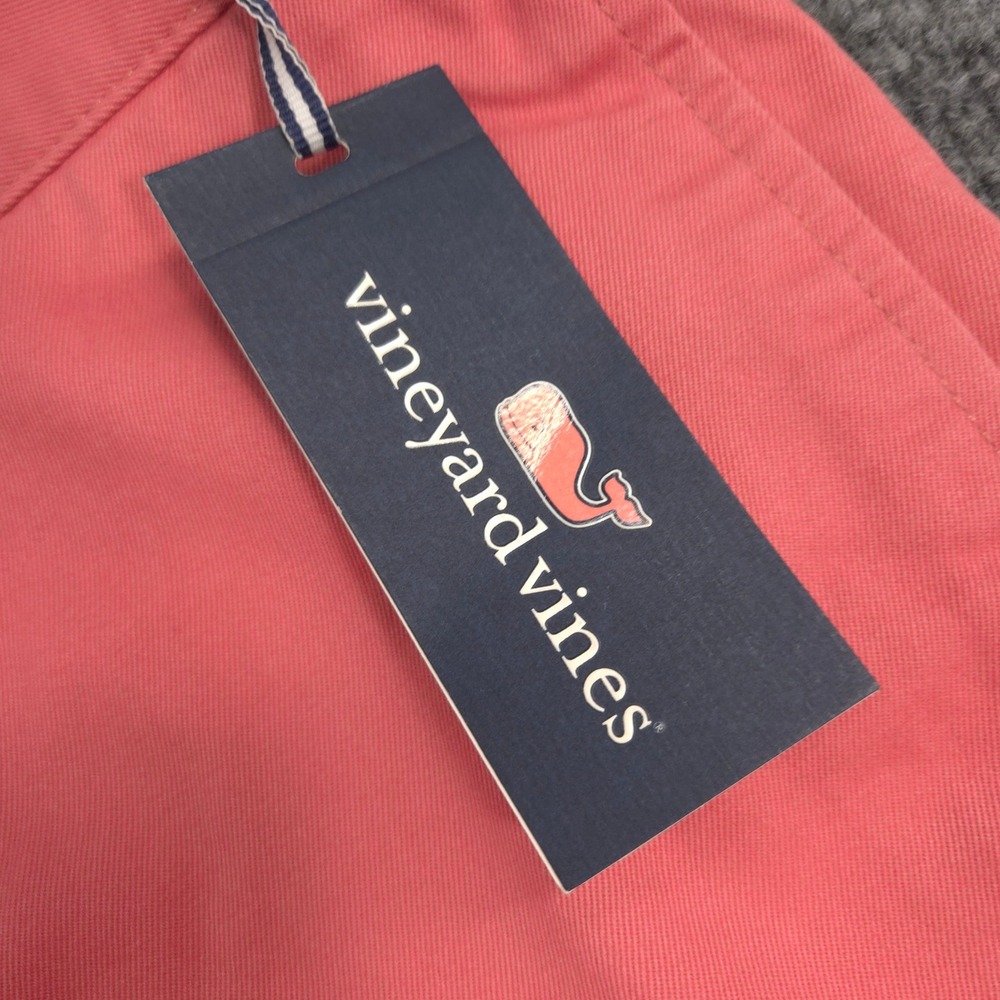 Vineyard Vines Club Pants Mens 38X32 Rhubarb Red Chino Classic Fit Preppy NEW - Picture 11 of 12